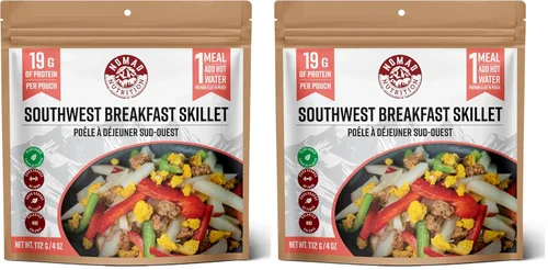 Vista 8 de Nomad Nutrition Southwest Breakfast Skillet - Comida de senderismo liofilizada instantánea para mochileros y campamentos, comidas de senderismo a