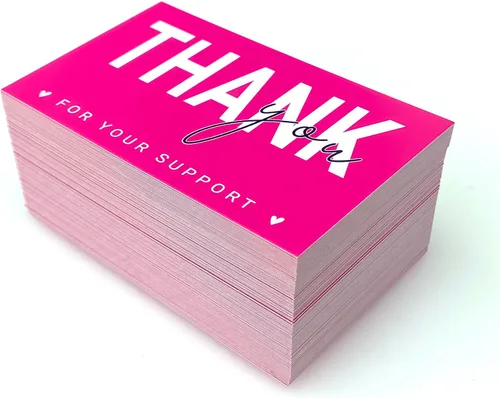 Vista 4 de RXBC2011 Gracias por su apoyo Tarjeta Tarjeta de Apreciación al Cliente Tarjetas de Felicitación Paquete Inserto para Negocios en Línea Paquete