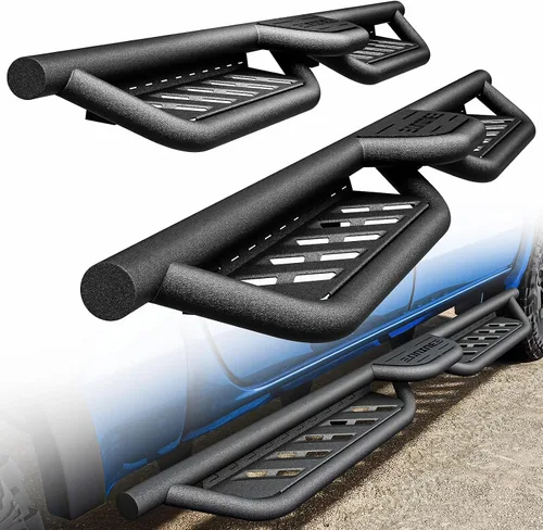 Vista 17 de ONINE Clutch 7" Running Boards for Chevy Silverado GMC Sierra Crew Cab