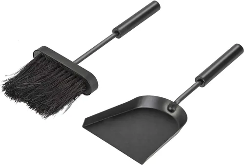 Vista 6 de Hearth Tidy Set, todo negro, juego de herramientas para estufa de leña, juego de compañero de chimenea