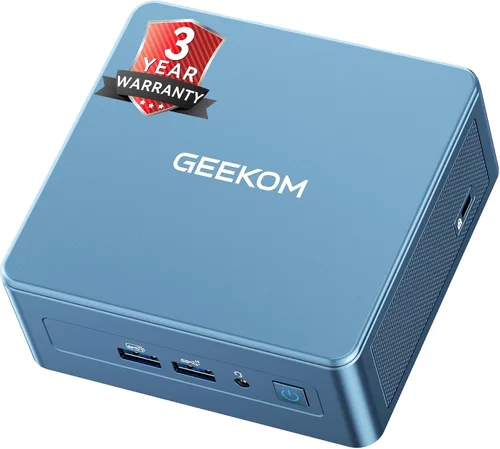 Vista 12 de GEEKOM IT13 MAX AI Mini PC, Intel Ultra 9 185H (65W), DDR5 16GB 1TB SSD Negro