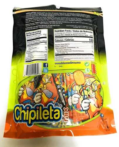 Vista 4 de Chipoleta Mix Lollipop y caramelo caliente en polvo