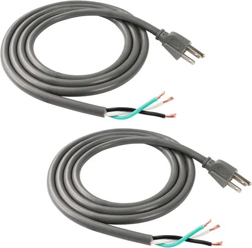 Vista 15 de EP - Paquete de 2 cables de 12 pies 14/3C SJTW para aparatos y herramientas Negro