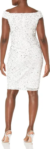 Vista 2 de Adrianna Papell Cuenta crujiente Off Shlder para mujer DRS