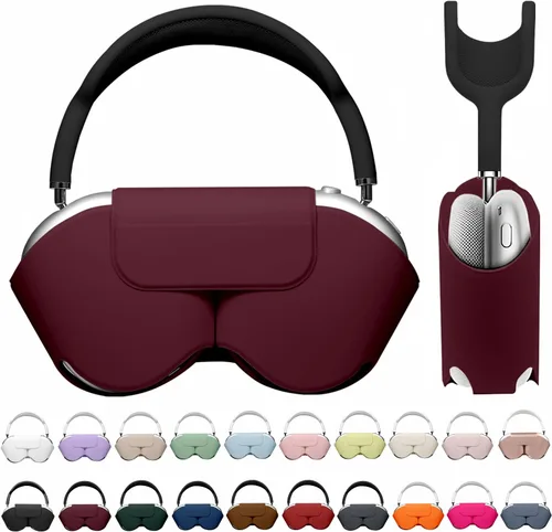 Vista 36 de Maxjoy para Apple Airpods Max Funda inteligente de cubierta, Accesorios de cubierta protectora de cuero PU suave para Airpod Max con modo de sueño