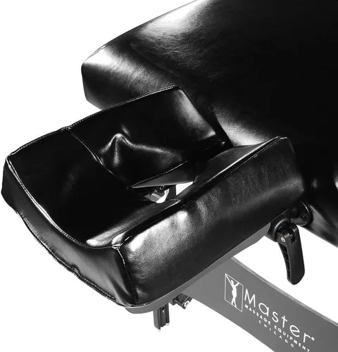 Vista 3 de Master Massage Mesa de masaje Montclair Stationary-Spa de 31 pulgadas, color negro, con espuma viscoelástica