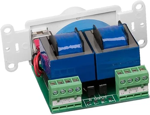Vista 4 de OSD Audio control de volumen, ajuste de impedancia, integrado en la pared perilla giratoria - interruptor encendido/apagado blanco/marfil/almendra