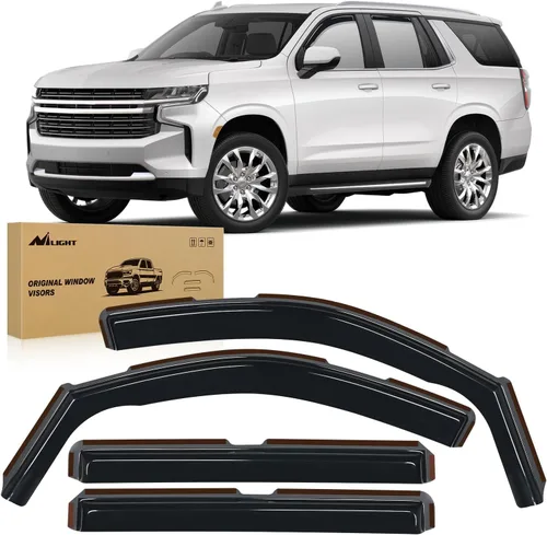 Vista 10 de Nilight Visor de Ventana Compatible con Chevy Silverado 1500/Avalanche 2007 2008 2009 2010 2011 2012 2013 GMC Sierra 1500/Silverado/Sierra