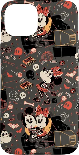 Vista 9 de iPhone 16 Disney Mickey Mouse & Minnie Mouse Scary Sweet Halloween Case