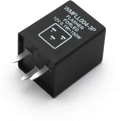 Vista 7 de x xotic tech 1 relé electrónico LED intermitente CF12 de 12 V y 2 pines para instalar bombillas LED de señal de giro LED con problemas de hiperflash