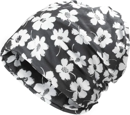 Vista 14 de ZLYC Gorro fino de verano para mujer, diseño floral, ligero, holgado Café étnico