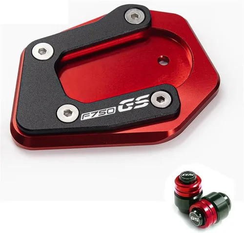 Vista 8 de Tapa de válvula de neumático con soporte lateral para BMW F850GS F750 GS F 850 GS F750GS F750GS F850 GS F 750 GS 2018 2022 (Color A negro)