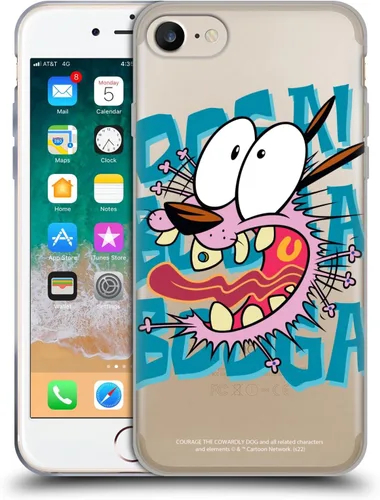 Vista 25 de Head Case Designs Officially Licensed Courage The Cowardly Dog Character Art Graphics Gel Case [Military Grade] Compatible with Apple iPhone 7