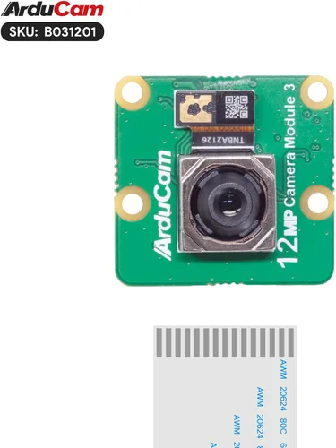 Vista 4 de Arducam para Raspberry Pi Cámara Módulo 3, 12MP IMX708 75 ° (D) Autofocus Noir Pi Cámara V3
