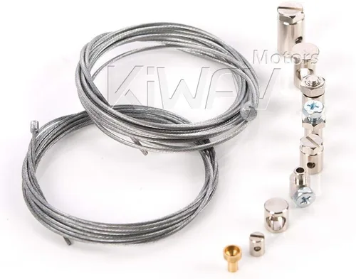 Vista 7 de KiWAV Kit de reparación universal de cable de freno de embrague de acelerador de emergencia para motocicleta, Honda, Yamaha, Kawasaki, Suzuki