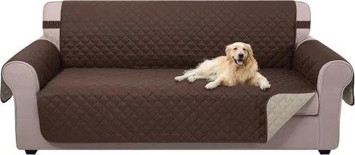 Vista 141 de U-NICE HOME Funda para sillón reclinable, reversible, con correas elásticas, resistente al agua, protege de perros y mascotas, sillón pequeño