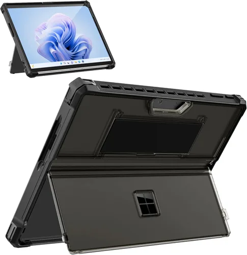 Vista 9 de MoKo - Funda resistente todo en uno para Microsoft Surface Pro 12th 2026, Surface Pro 11/10/9 de 13 pulgadas, con funda protectora con soporte, Azul