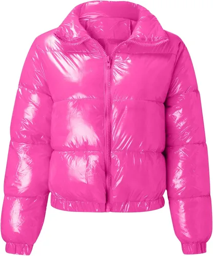Vista 4 de Abrigos de invierno para adolescentes, corte recto, cuello en U, sin mangas, color liso, abrigo largo para mujer