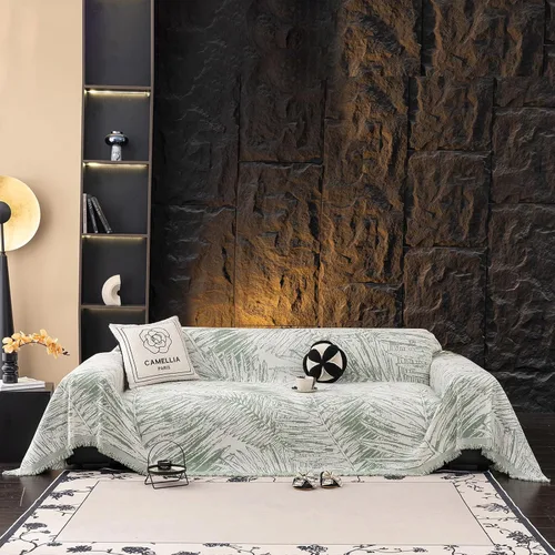 Vista 15 de STACYPIK Jacqurad - Fundas de sofá reversibles y duraderas para mascotas, fundas de sofá geométricas con orejas de trigo, protector de muebles gris