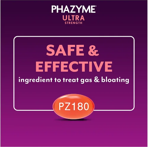 Vista 5 de Phazyme Ultra Strength Softgel 180 Mg