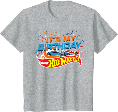 Vista 7 de Kids Hot Wheels It's My Birthday Confetti Camiseta