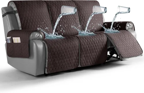 Vista 26 de TAOCOCO Funda reclinable 100% impermeable, antideslizante, lavable, con correas elásticas para las piernas, protector de muebles para perros