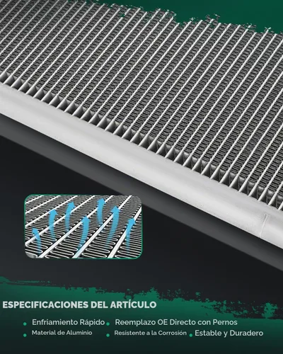 Vista 4 de SCITOO Condensador de A/C de CA compatible con Honda Odyssey AC3246 2006-2010