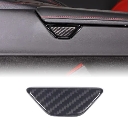 Vista 7 de CHEAYAR Marco de Decoración y Cubierta de Remate Compatible con Interruptor de Elevación de Ventana para Chevrolet Corvette C8 2020-2023