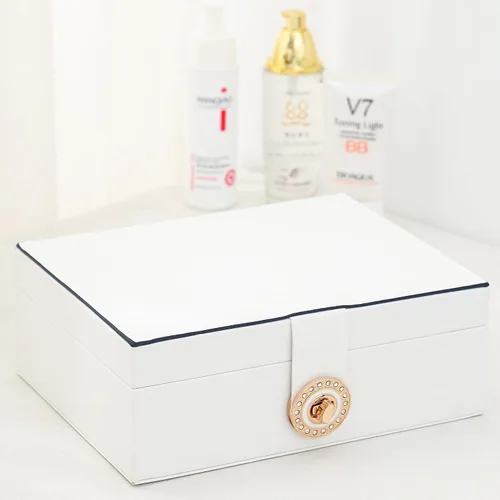 Vista 3 de Joyero para aretes para niñas, collares, anillos, caja organizadora de aretes para niñas, caja organizadora de aretes, caja organizadora de joyas