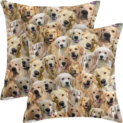 Vista 8 de Regalo para amantes de Airedale Terrier, 2 fundas de almohada de Bingley Terrier, fundas de almohada con estampado de cara de perro, fundas