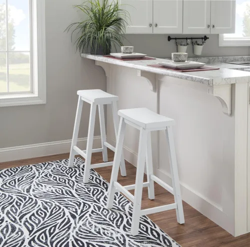 Vista 2 de Powell Taburete para muebles, blanco