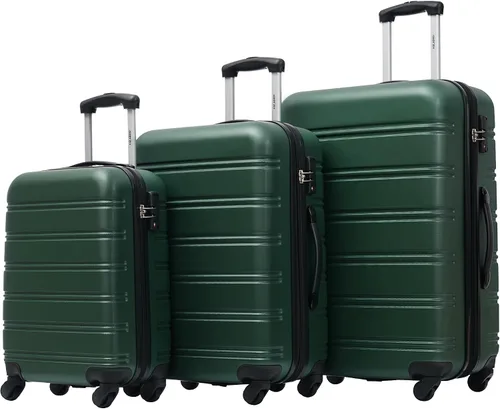 Vista 2 de Merax Unisex Adulto Hardside, Verde militar, Hardside