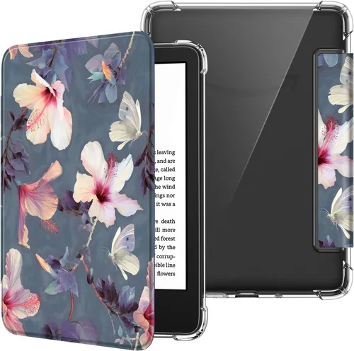Vista 11 de Fintie - Funda delgada de TPU para Kindle de 6 pulgadas de 11.ª generación 2024/2022, color verde agave Ultra Clear Transparent Soft TPU Back