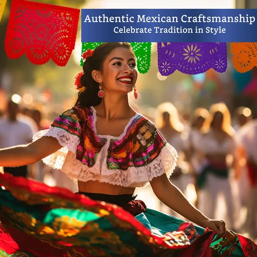 Vista 6 de Pancartas de fiesta mexicana (paquete de 2 con 10 banderas de plástico por bandera), papel picado mexicano para fiesta, papel picado de plástico