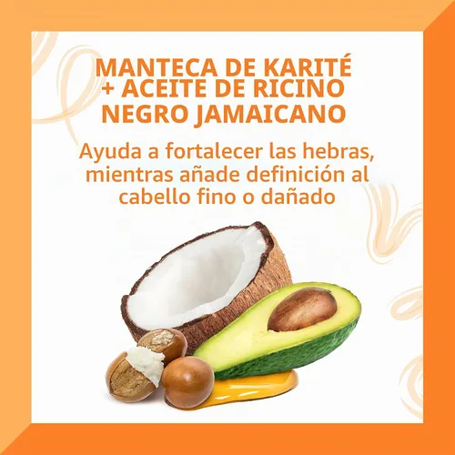 Vista 10 de Cantu Gel fortalecedor de manteca de karité con aceite de ricino negro jamiaicano, 18.5 onzas