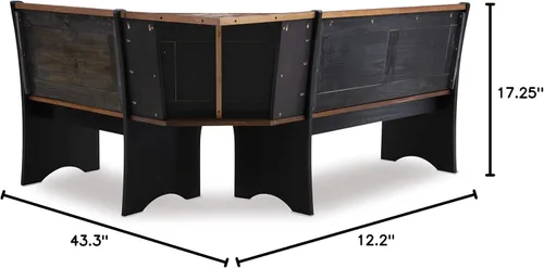 Vista 29 de Linon Home Decor Sadie Antique, Black Nook