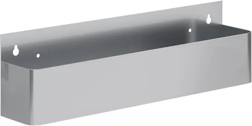 Vista 18 de AmGood 36 in. Rack de carril de velocidad de acero inoxidable de doble nivel para barras comerciales, NSF
