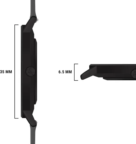 Vista 3 de Larsen & Eriksen Essentiel Reloj de pulsera analógico minimalista de cuarzo 1.378in Resistencia al agua 5 ATM Diseño danés Ensamblado a mano