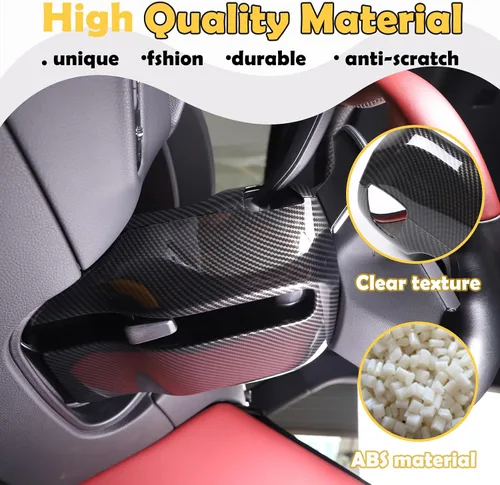 Vista 3 de Kit de moldura de cubierta de columna de dirección compatible con Toyota Supra GR A90 A91 MK5 2019-2022, accesorios de cubierta de base de volante