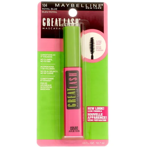 Vista 16 de Maybelline Great Lash Maquillaje de Máscara Lavable, Fórmula Voluminizadora que Acondiciona y Engrosa las Pestañas, Color Negro Muy Profundo, 2 Muy