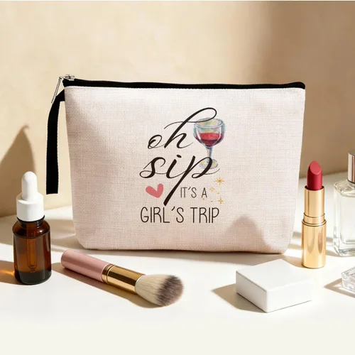 Vista 3 de Hanamiya Na Bolsas de fin de semana para mujer, bolsa de cosméticos, Beige0010