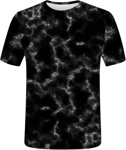 Vista 3 de Blusas de manga corta con estampado floral para mujer, cuello redondo, con corte clásico, elegante