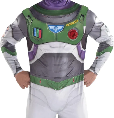 Vista 3 de Party City Lightyear Space Ranger Alpha - Disfraz de Halloween para adultos, estándar
