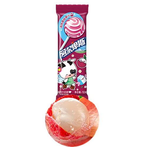 Vista 2 de Chino Shanghai Classical Childhood Hard Candy Fruit Flavor 20 pcs (sabor a leche de lichi)