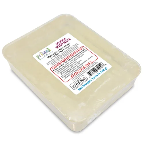 Vista 8 de Primal Elements Base de jabón de aloe – Base de jabón hidratante para derretir y verter glicerina para manualidades y hacer jabón, fácil de cortar
