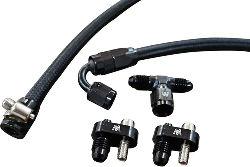 Vista 3 de Kit de Ventilación de Vapor 4 AN/Completo LS3 L99 Refrigerante Crossover Negro