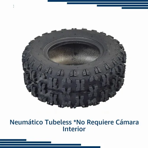 Vista 6 de AlveyTech Neumático para ATV, Go Kart y Dune Buggy de 13x5.00-6 con banda de rodadura Q129 (1)
