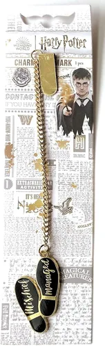 Vista 3 de Paper House Productions Harry Potter Mischief Managed Enamel Charm Chain & Clip Bookmark