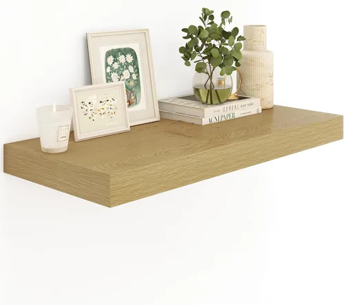 Vista 61 de Heimlove Estantes Flotantes de 12 Pulgadas de Profundidad, Estante de Pared de 12 x 12 Pulgadas de Largo, Estante de Exhibición y Almacenamiento