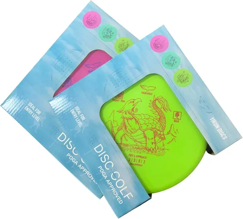 Vista 9 de Yikun Disc Golf Starter Kit – 5.29-5.64 oz Set Incluye controlador, rango medio, putter para jugadores principiantes